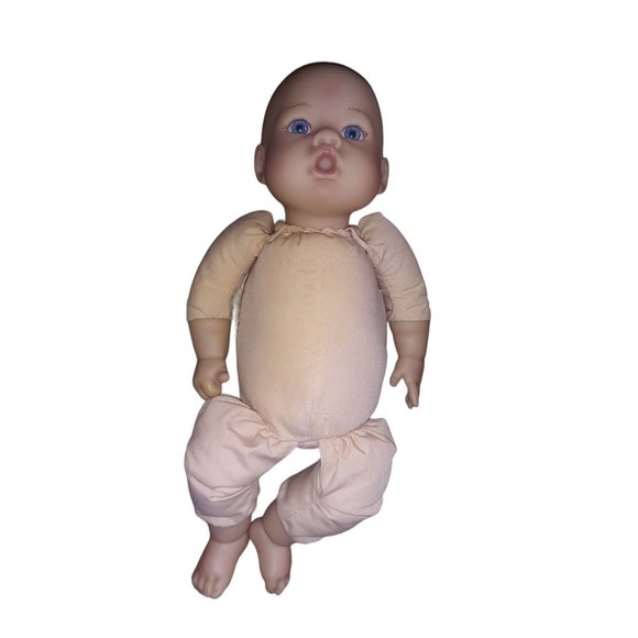 VTG Y2k Lee Middleton Baby Doll By Reva Chubby Cheek Open Pout Mouth Doll - Picture 3 of 10